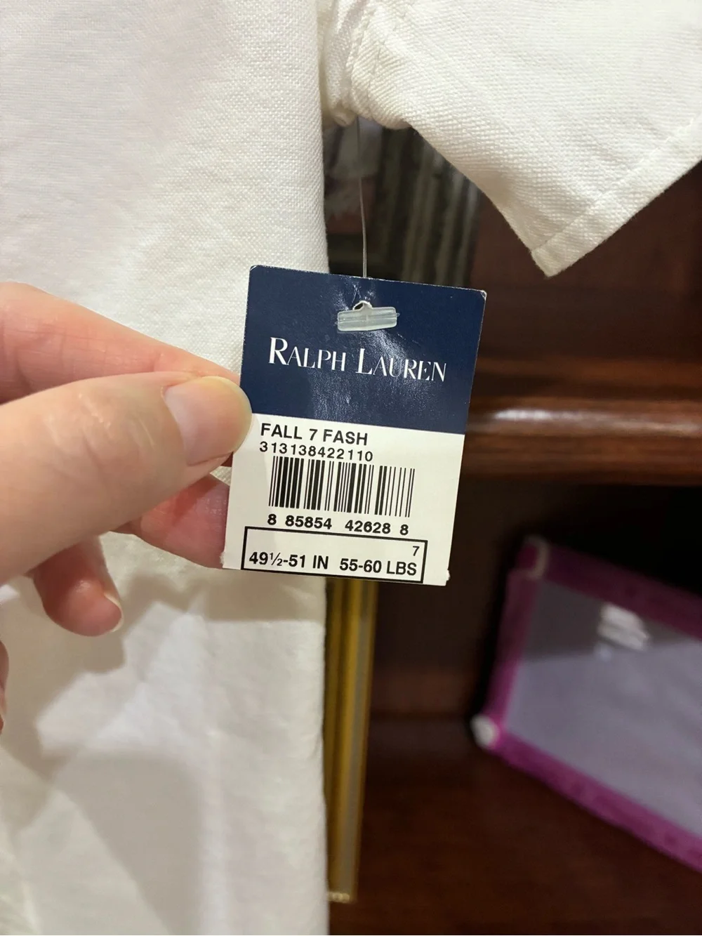 Ralph Lauren Cream Short-Sleeve Button-Down Polo Shirt for Kids